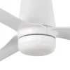 Ventilador de techo Faro Punt Tub M Blanco Blanco Luz LED 130 cm