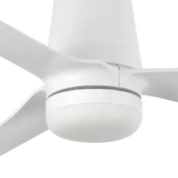 Ventilador de techo Faro Punt Tub M Blanco Blanco Luz LED 130 cm