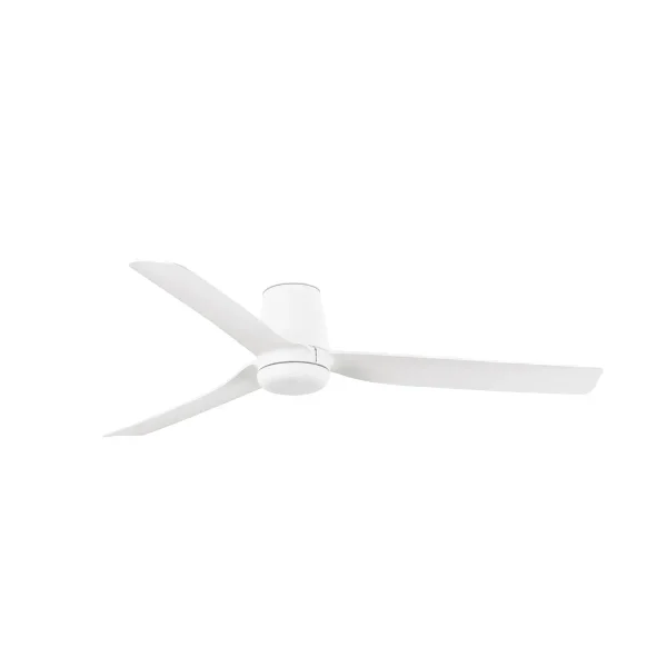 Ventilador de techo Faro Punt Tub M Blanco Blanco Sin Luz 130 cm