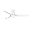 Ventilador de techo Faro Punt Tub S Blanco Blanco Luz LED 90 cm