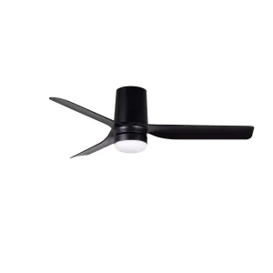 Ventilador de techo Faro Punt Tub S Negro Negro Luz LED 90 cm