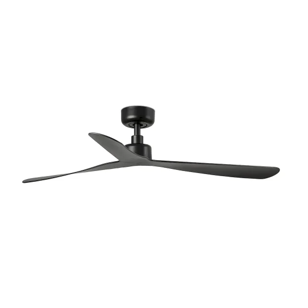 Ventilador de techo Faro Rocker M Negro Negro Sin Luz 132 cm