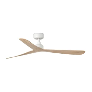 Ventilador de techo Faro Rocker M Blanco Fresno Sin Luz 132 cm