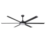Ventilador de techo Faro Rotterdam XL20 Negro Negro Luz LED 200 cm