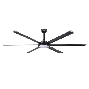 Ventilador de techo Faro Rotterdam XL20 Negro Negro Luz LED 200 cm