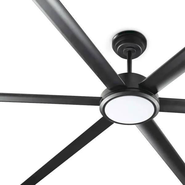 Ventilador de techo Faro Rotterdam XL20 Negro Negro Luz LED 200 cm