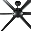Ventilador de techo Faro Rotterdam XL20 Negro Negro Sin Luz 200 cm