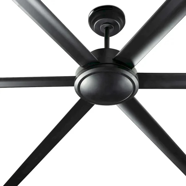 Ventilador de techo Faro Rotterdam XL20 Negro Negro Sin Luz 200 cm