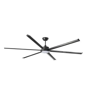 Ventilador de techo Faro Rotterdam XXL25 Negro Negro Luz LED 250 cm