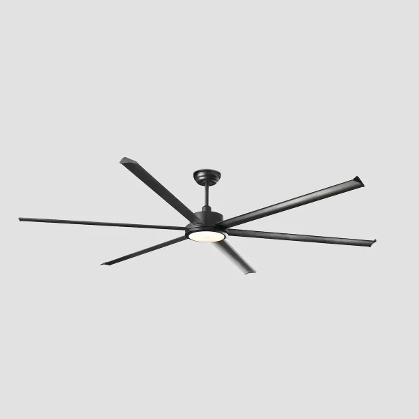 Ventilador de techo Faro Rotterdam XXL25 Negro Negro Luz LED 250 cm