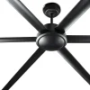 Ventilador de techo Faro Rotterdam XXL25 Negro Negro Sin Luz 250 cm