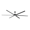 Ventilador de techo Faro Rotterdam XXL30 Negro Negro Luz LED 300 cm