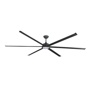 Ventilador de techo Faro Rotterdam XXL30 Negro Negro Luz LED 300 cm