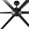 Ventilador de techo Faro Rotterdam XXL30 Negro Negro Sin Luz 300 cm