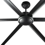 Ventilador de techo Faro Rotterdam XXL30 Negro Negro Sin Luz 300 cm