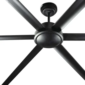 Ventilador de techo Faro Rotterdam XXL30 Negro Negro Sin Luz 300 cm