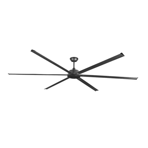Ventilador de techo Faro Rotterdam XXL30 Negro Negro Sin Luz 300 cm