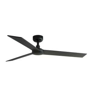 Ventilador Faro Rudder-3 L Negro negro o nogal Sin Luz 132 cm