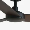 Ventilador Faro Rudder-3 L Negro negro o nogal Sin Luz 132 cm