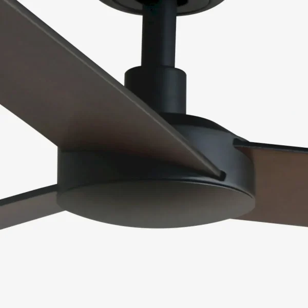 Ventilador Faro Rudder-3 L Negro negro o nogal Sin Luz 132 cm
