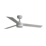 Ventilador Faro Rudder-3 S Blanco blanco o fresno Luz LED 106 cm