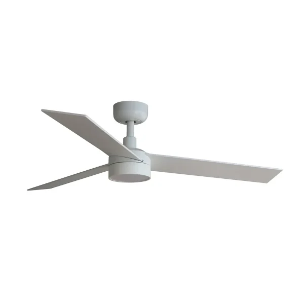 Ventilador Faro Rudder-3 S Blanco blanco o fresno Luz LED 106 cm