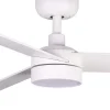 Ventilador Faro Rudder-3 S Blanco blanco o fresno Luz LED 106 cm