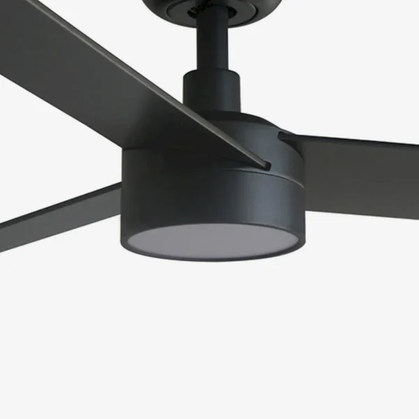 Ventilador Faro Rudder-3 S Negro negro o nogal Luz LED 106 cm