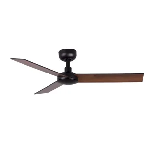 Ventilador Faro Rudder-3 S Negro negro o nogal Sin Luz 106 cm