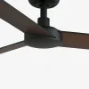 Ventilador Faro Rudder-3 S Negro negro o nogal Sin Luz 106 cm