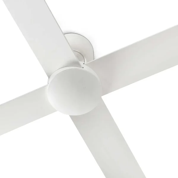 Ventilador Faro Rudder-4 L Blanco blanco o fresno Sin Luz 132 cm