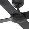 Ventilador Faro Rudder-4 L Negro negro o nogal Sin Luz 132 cm