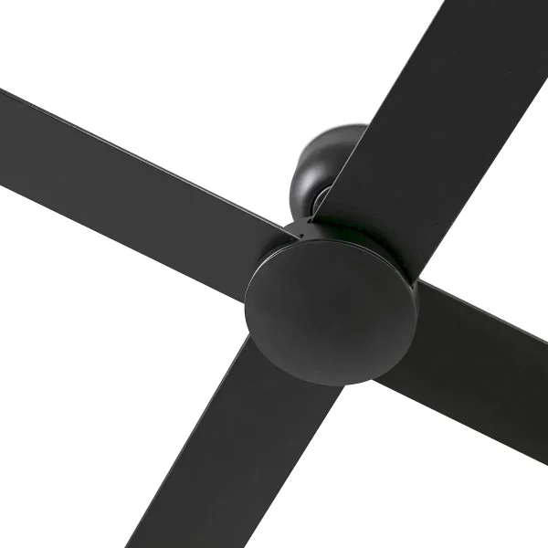Ventilador Faro Rudder-4 L Negro negro o nogal Sin Luz 132 cm