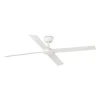 Ventilador Faro Rudder-4 L Blanco blanco o fresno Sin Luz 132 cm