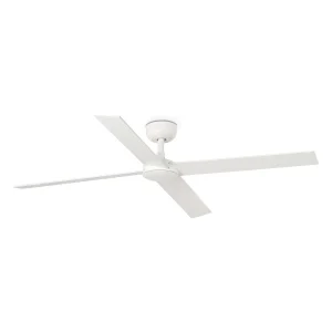 Ventilador Faro Rudder-4 L Blanco blanco o fresno Sin Luz 132 cm