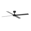 Ventilador Faro Rudder-4 L Negro negro o nogal Sin Luz 132 cm