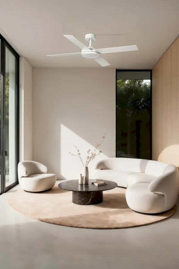 Ventilador de techo Faro Saint L Blanco Blanco Luz LED 132 cm