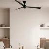 Ventilador de techo Faro Sfera M Negro Negro Sin Luz 125 cm
