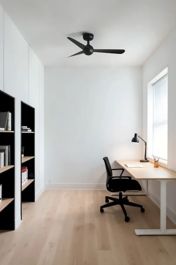 Ventilador de techo Faro Sfera S Negro Negro Sin Luz 90 cm