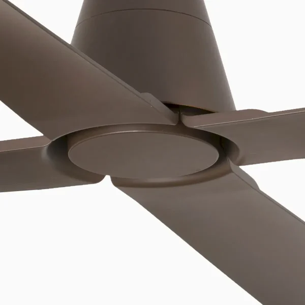 Ventilador Faro Typhoon M Marron Marron oscuro Luz LED 127 cm