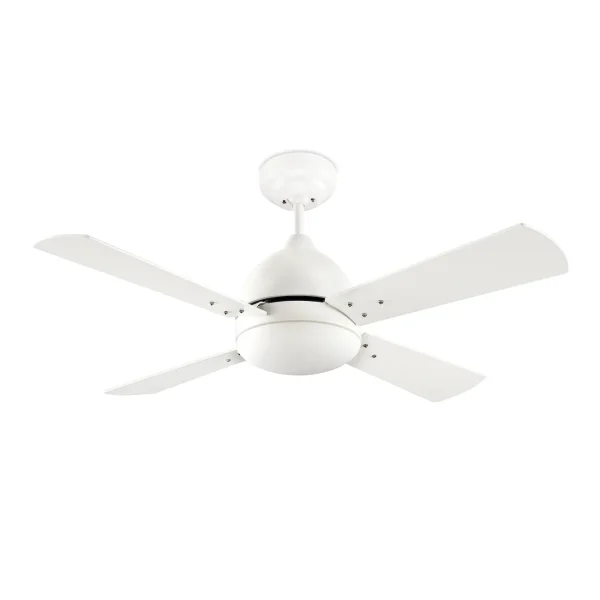 Ventilador Forlight Borneo blanco aspa blanco ó gris con luz 106,6 cm