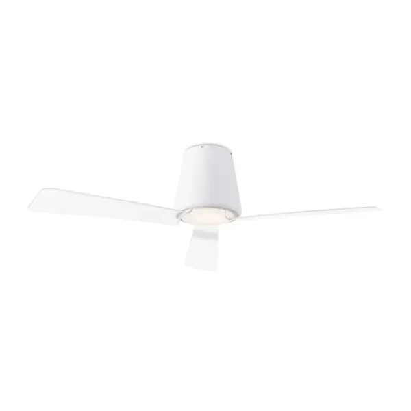 Ventilador de techo Forlight GARBI blanco transparente LED 132 cm