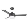 Ventilador Forlight Klar marrón aspa abellana ó marrón LED 106 cm