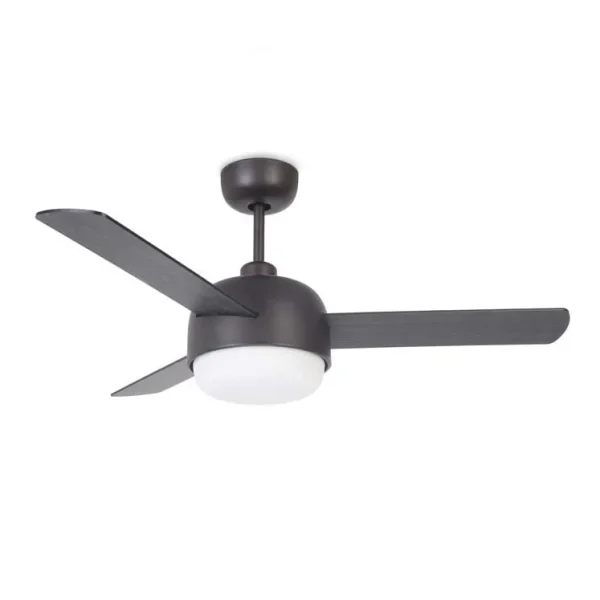 Ventilador Forlight Klar marrón aspa abellana ó marrón LED 106 cm