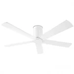 Ventilador de techo Forlight Rodas blanco aspa blanco ó gris LED 132 cm