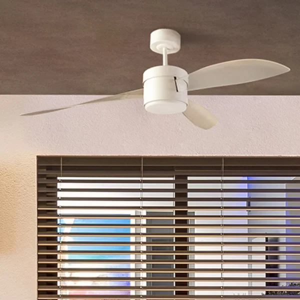 Ventilador de techo Forlight Tramuntana blanco LED 142 cm