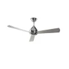 Ventilador Forlight Tupai níquel aspa gris ó wengue sin luz 106 cm