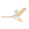 Ventilador Forlight Windy blanco aspa blanco ó haya sin luz 101 cm