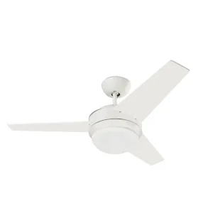 Ventilador Forlight Windy blanco aspa blanco ó haya LED 101 cm