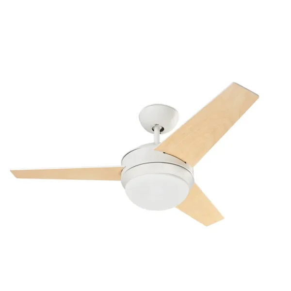 Ventilador Forlight Windy blanco aspa blanco ó haya LED 101 cm